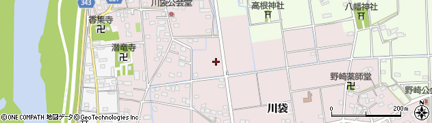 静岡県磐田市川袋383周辺の地図