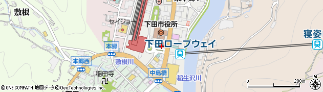 下田土地建物株式会社周辺の地図