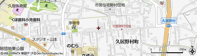 三重県津市久居野村町844周辺の地図