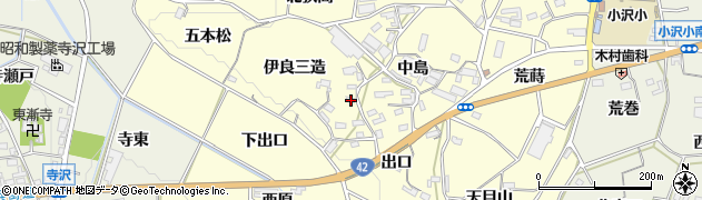愛知県豊橋市小松原町伊良三造17周辺の地図