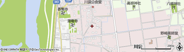 静岡県磐田市川袋543周辺の地図