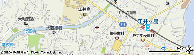 江井島道下公園周辺の地図
