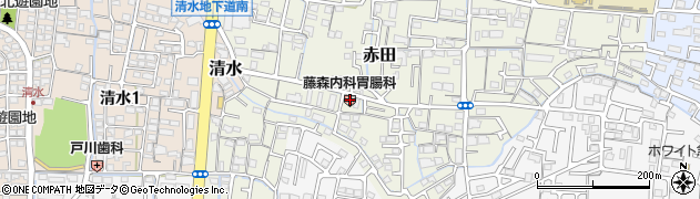 岡山県岡山市中区赤田66周辺の地図