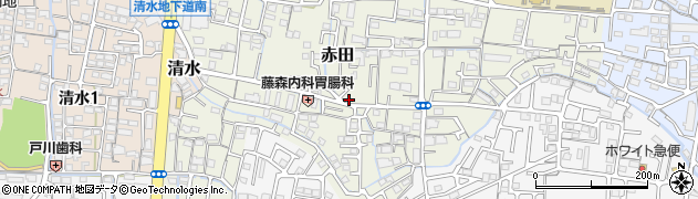 岡山県岡山市中区赤田281周辺の地図