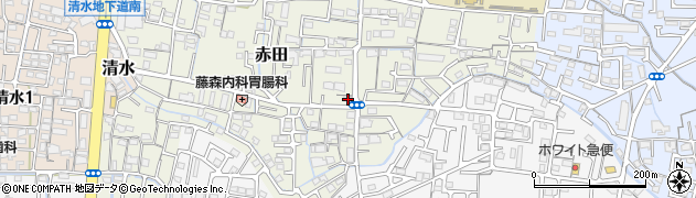 岡山県岡山市中区赤田261周辺の地図