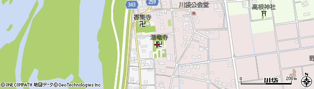 潜竜寺周辺の地図
