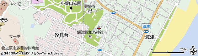 静岡県牧之原市波津852-1周辺の地図