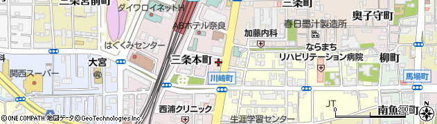 松屋 奈良駅前店周辺の地図