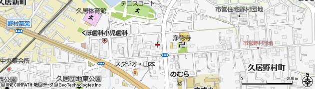 三重県津市久居野村町863周辺の地図