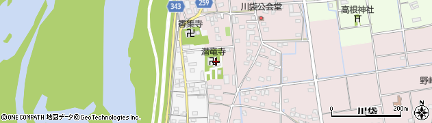 静岡県磐田市川袋463周辺の地図