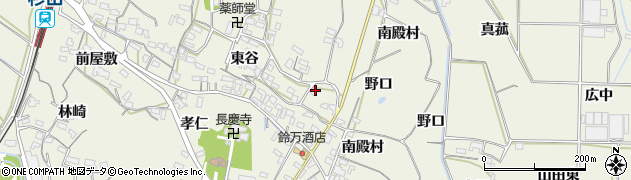 愛知県豊橋市杉山町東谷86周辺の地図