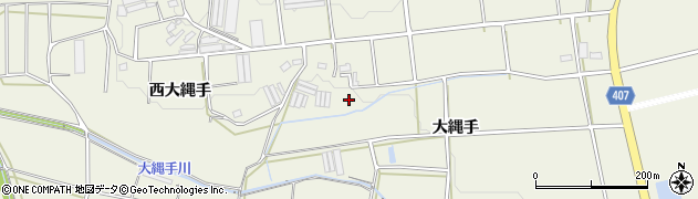 愛知県豊橋市伊古部町（大縄手）周辺の地図