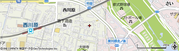 岡山県岡山市中区西川原周辺の地図