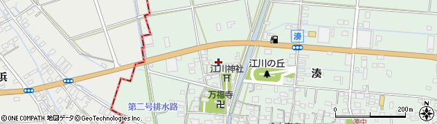 静岡県袋井市湊77周辺の地図
