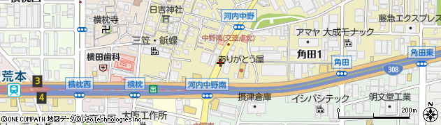 株式会社マエカワ　東大阪店周辺の地図