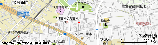 三重県津市久居野村町870周辺の地図