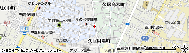 三重県津市久居中町312周辺の地図