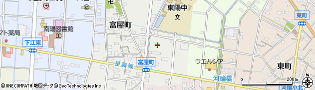 静岡県浜松市中央区富屋町周辺の地図
