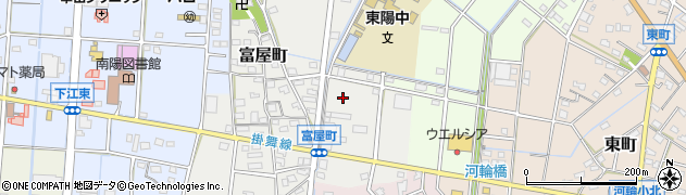 静岡県浜松市中央区富屋町周辺の地図