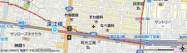 株式会社杉本商事　大阪出張所周辺の地図