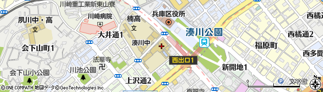 神戸市立会下山小学校周辺の地図