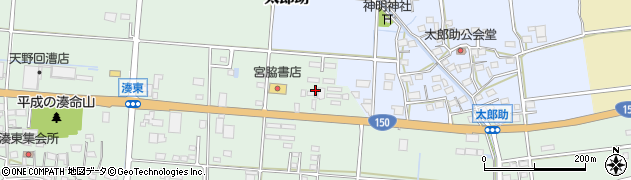 静岡県袋井市湊947周辺の地図