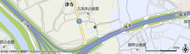 岡山県岡山市北区津寺460周辺の地図