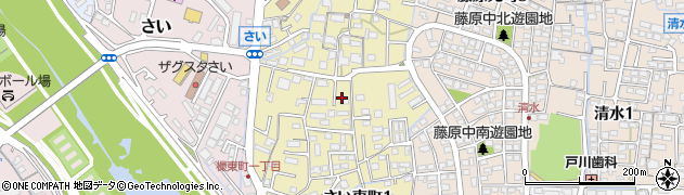 岡山県岡山市中区さい東町周辺の地図
