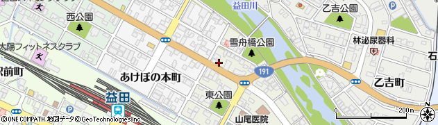益田レンタリース周辺の地図