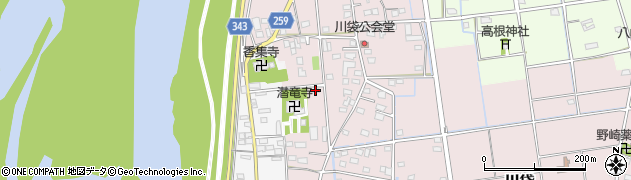 静岡県磐田市川袋314周辺の地図