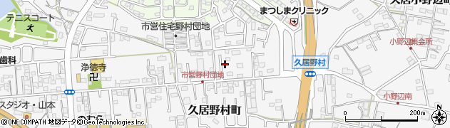 三重県津市久居野村町825周辺の地図