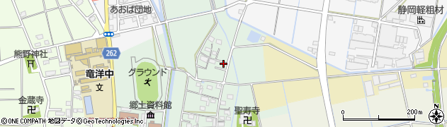 静岡県磐田市岡375周辺の地図
