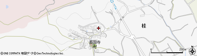 三重県伊賀市桂周辺の地図