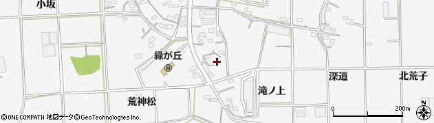 愛知県豊橋市細谷町（滝ノ上）周辺の地図