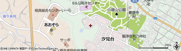 静岡県牧之原市汐見台16-7周辺の地図
