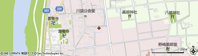 静岡県磐田市川袋553周辺の地図