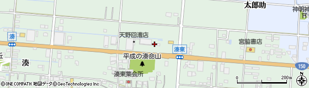静岡県袋井市湊603周辺の地図