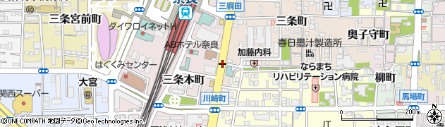 三条川崎町周辺の地図