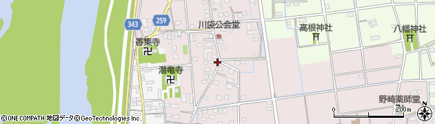 静岡県磐田市川袋505周辺の地図