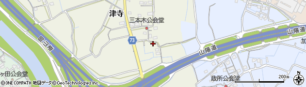 岡山県岡山市北区津寺461-1周辺の地図