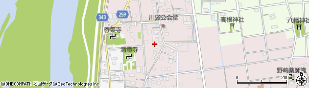 静岡県磐田市川袋507周辺の地図