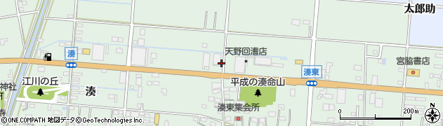 静岡県袋井市湊341周辺の地図