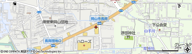 ミモザ　東岡山店周辺の地図