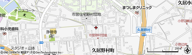 三重県津市久居野村町829周辺の地図