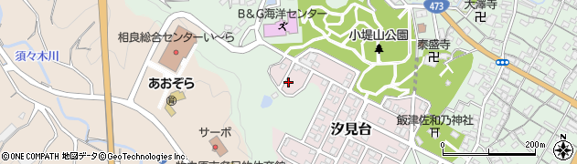 静岡県牧之原市汐見台16-2周辺の地図