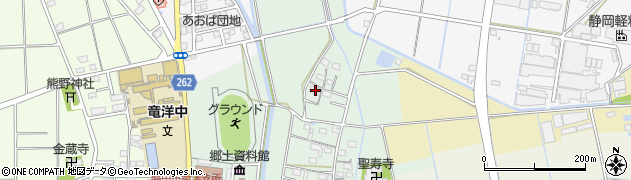 静岡県磐田市岡402周辺の地図