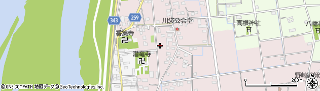 静岡県磐田市川袋325周辺の地図