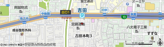 ミクちゃんアリーナ東大阪店周辺の地図