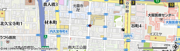 大阪府大阪市中央区和泉町周辺の地図