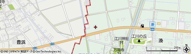 静岡県袋井市湊105周辺の地図
